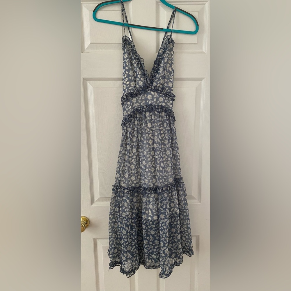 Angel Biba Blue Floral Dress